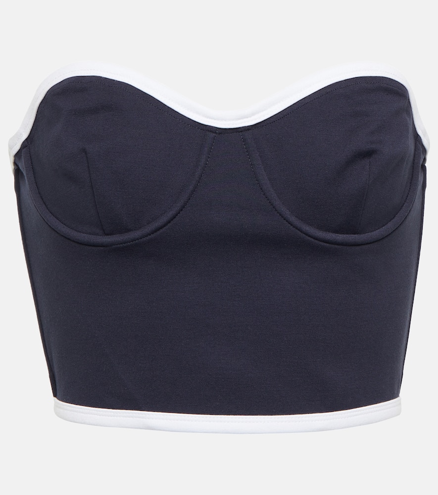 Staud Elaine rayon-blend bandeau top