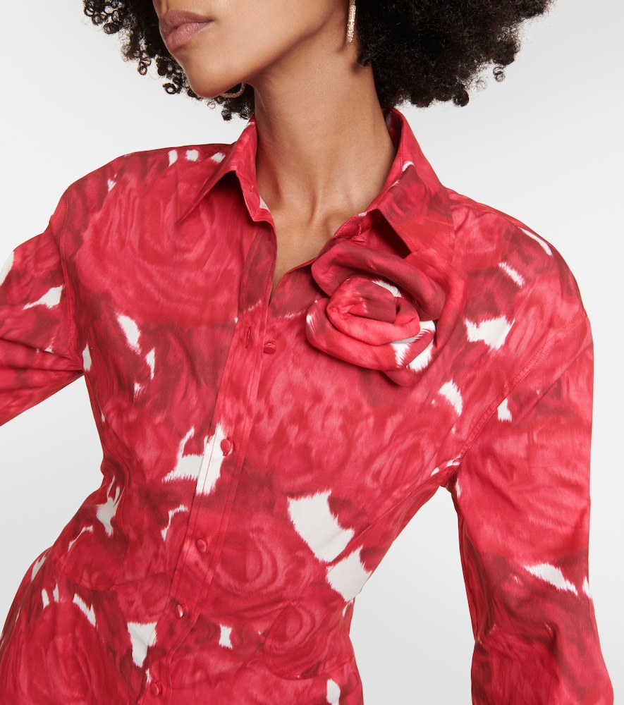  Valentino Valentino Hemdblusenkleid Aus Baumwolle 