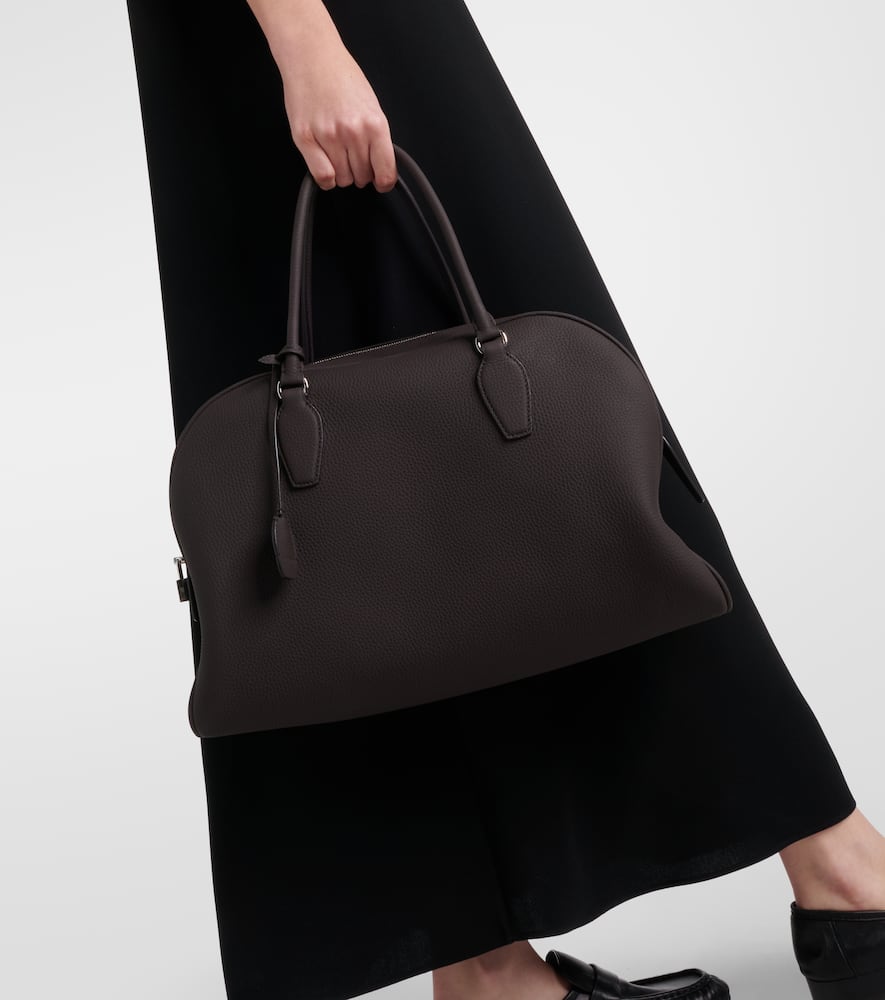 The Row India Medium leather tote bag