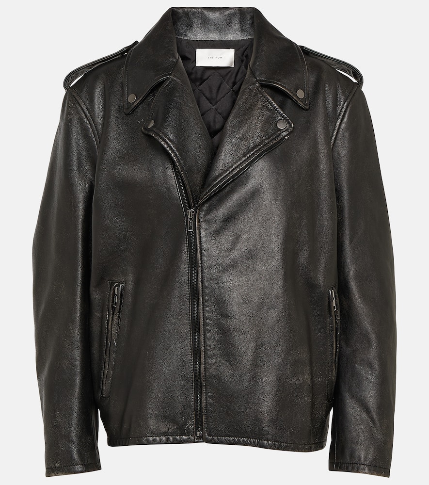 Catilina leather biker jacket