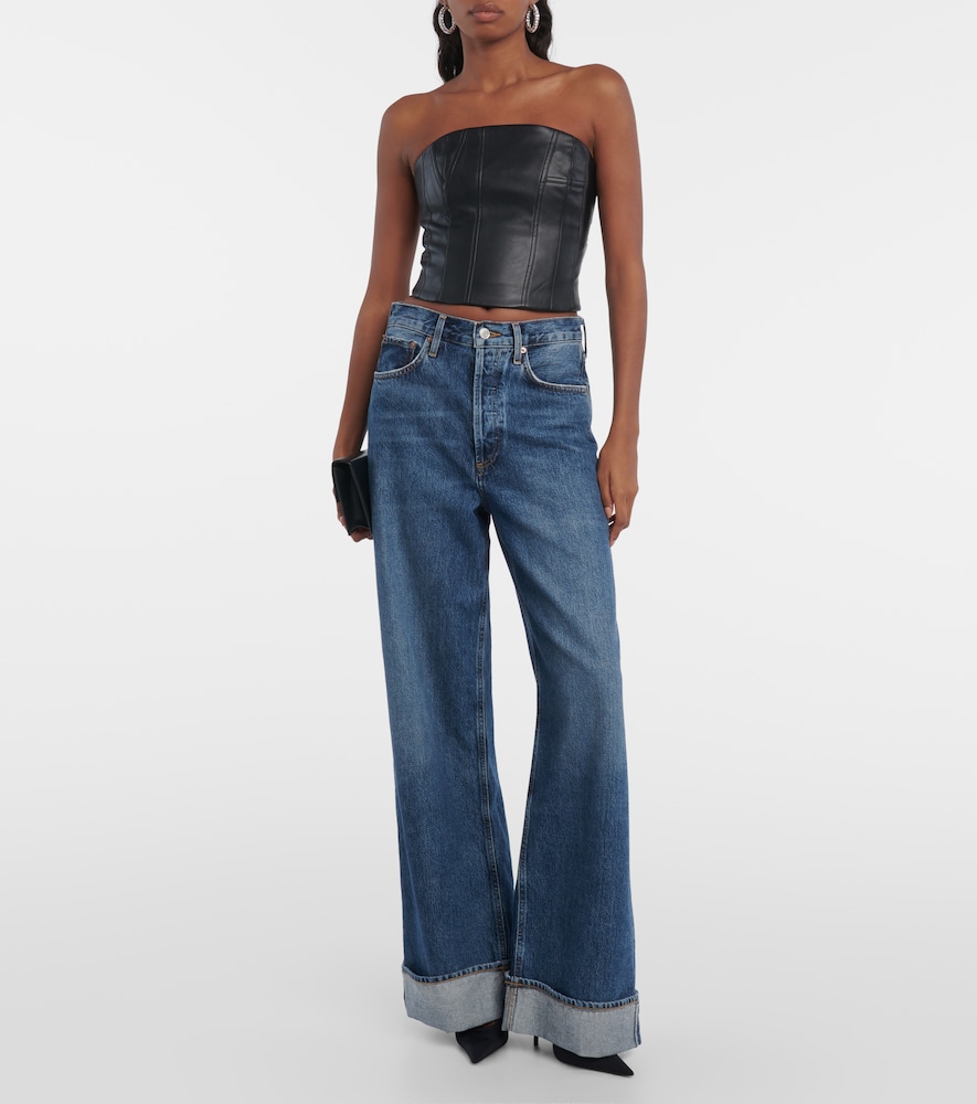  Amiri Amiri Zip-up Bustier Top 