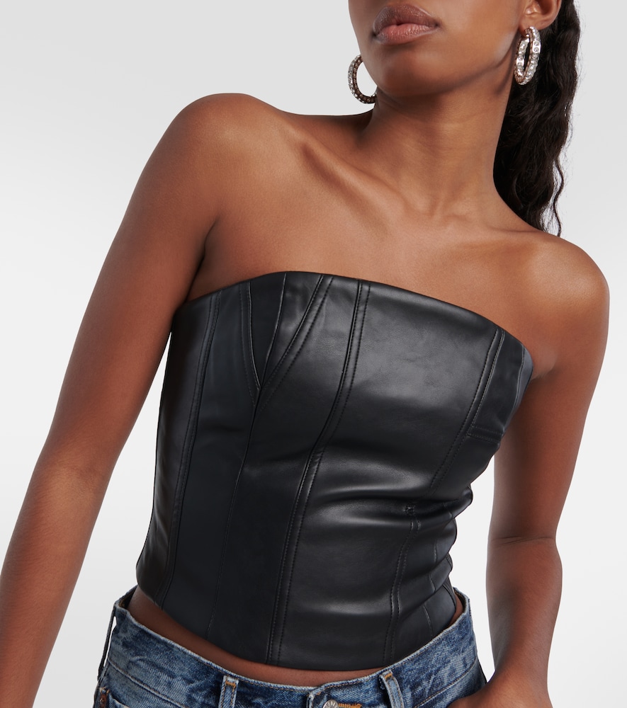  Amiri Amiri Zip-up Bustier Top 