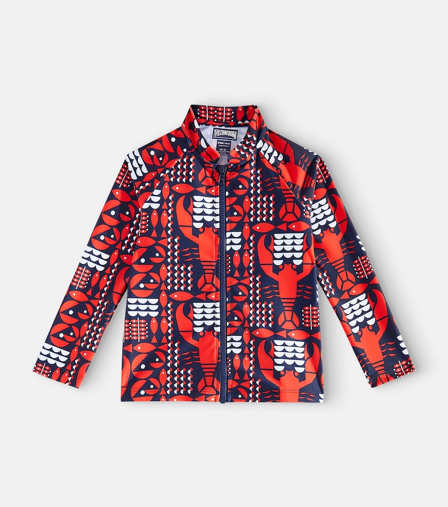 Vilebrequin Kids Ginko printed rashguard top