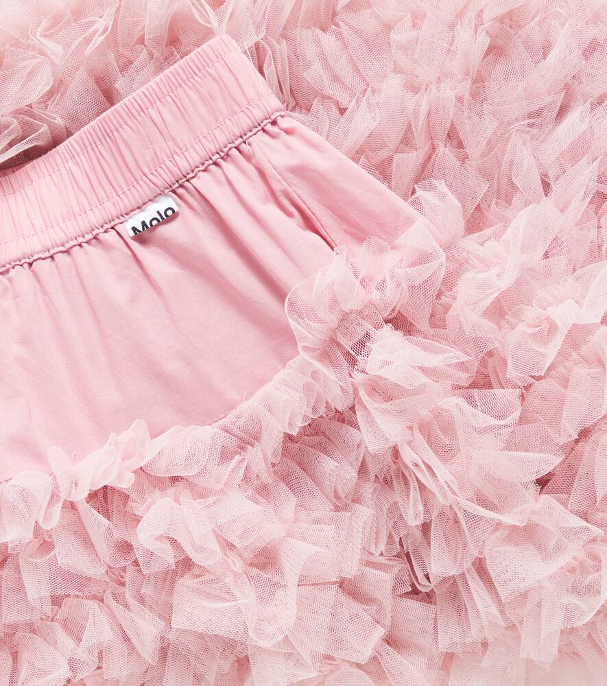 Molo Bliss Ruffled Skirt In Pink