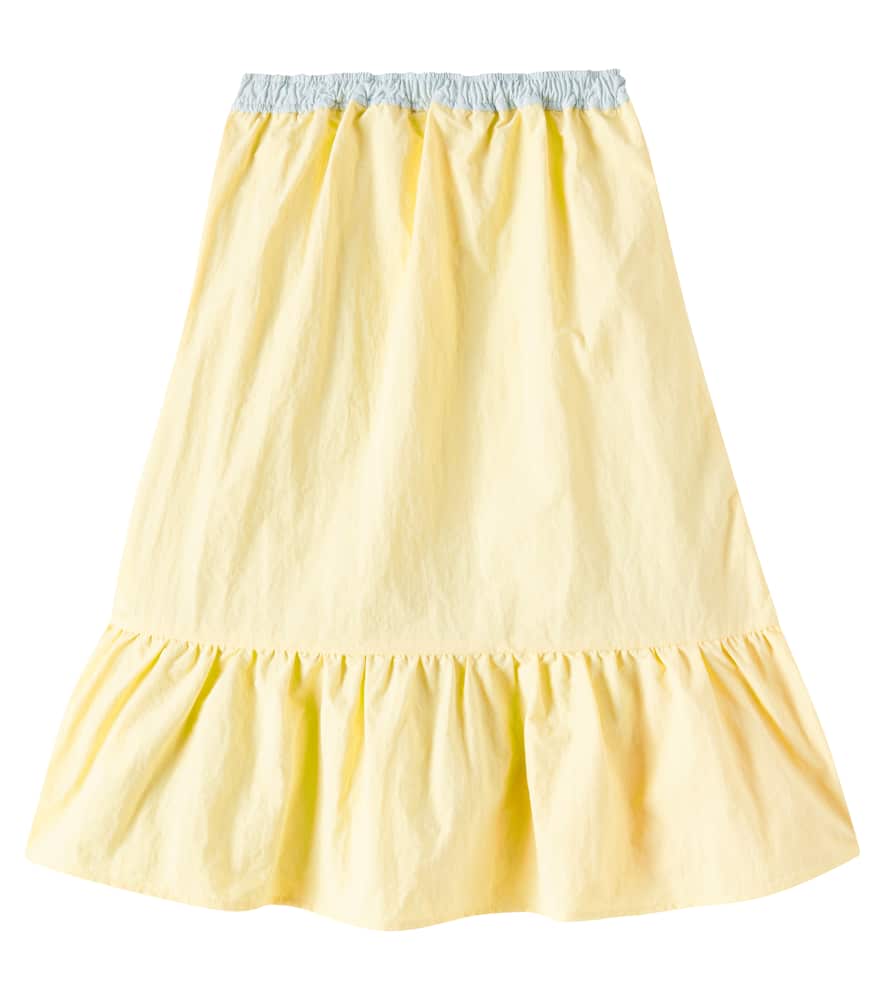 Tinycottons Colorblocked Wrap Skirt In Multicoloured