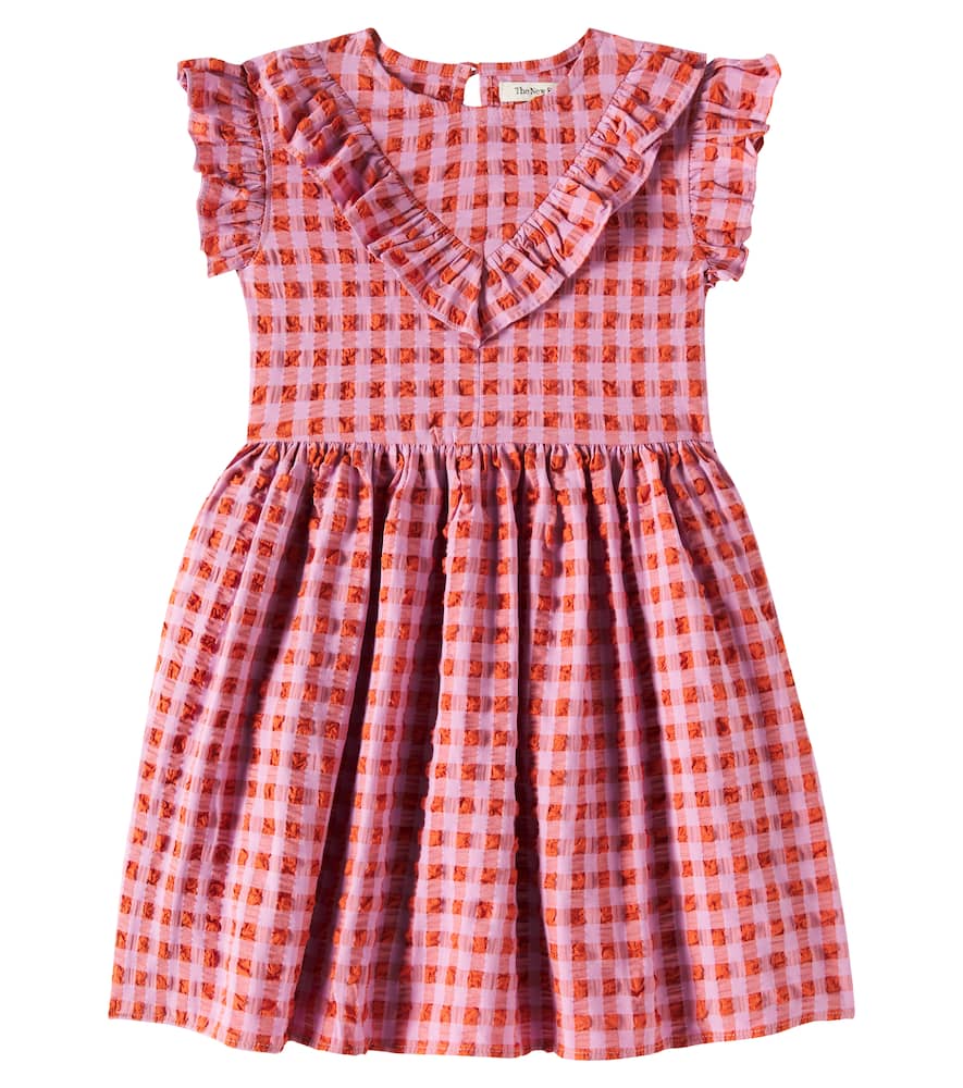 The New Society Kleid Iris Aus Einem Baumwollgemisch In Pink