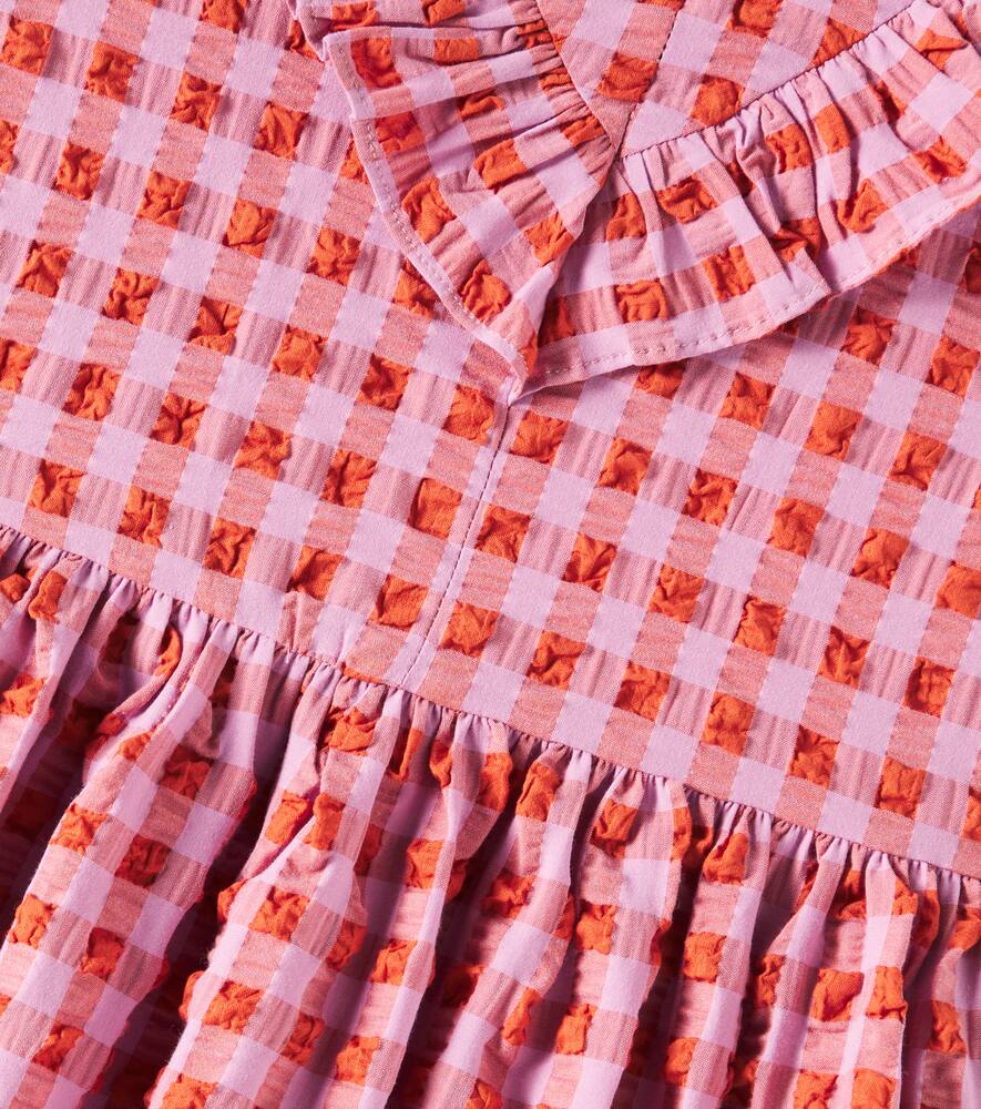 The New Society Kleid Iris Aus Einem Baumwollgemisch In Pink