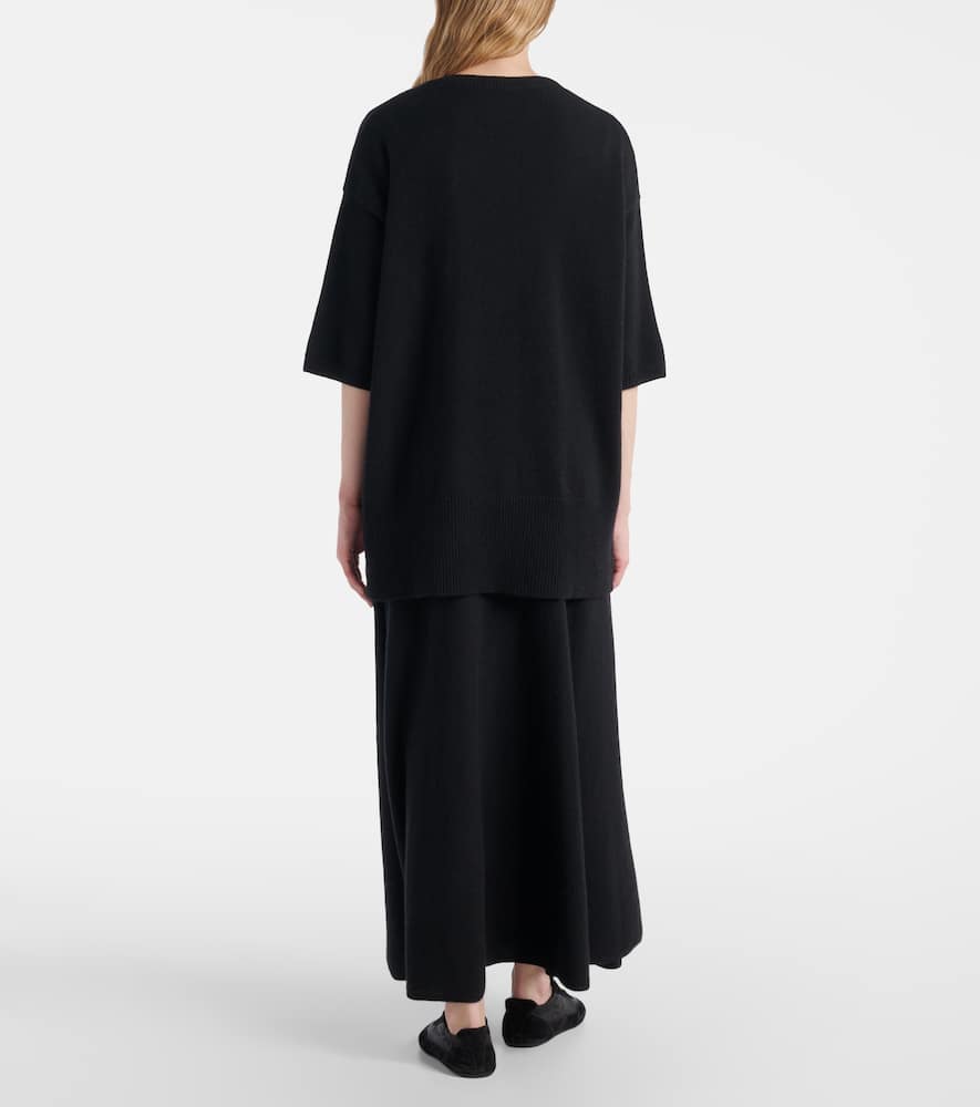 Lisa Yang Mila Oversized Cashmere Sweater In Black