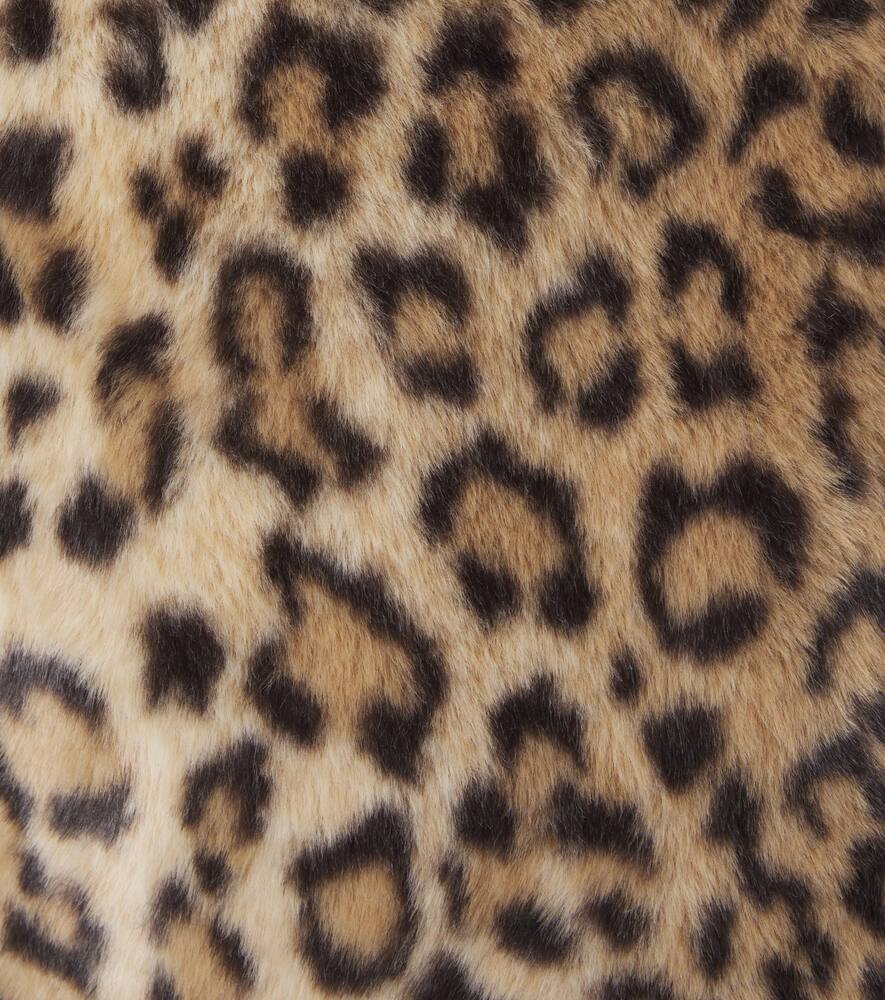Bonpoint Doogie Leopard-print Coat In Brown