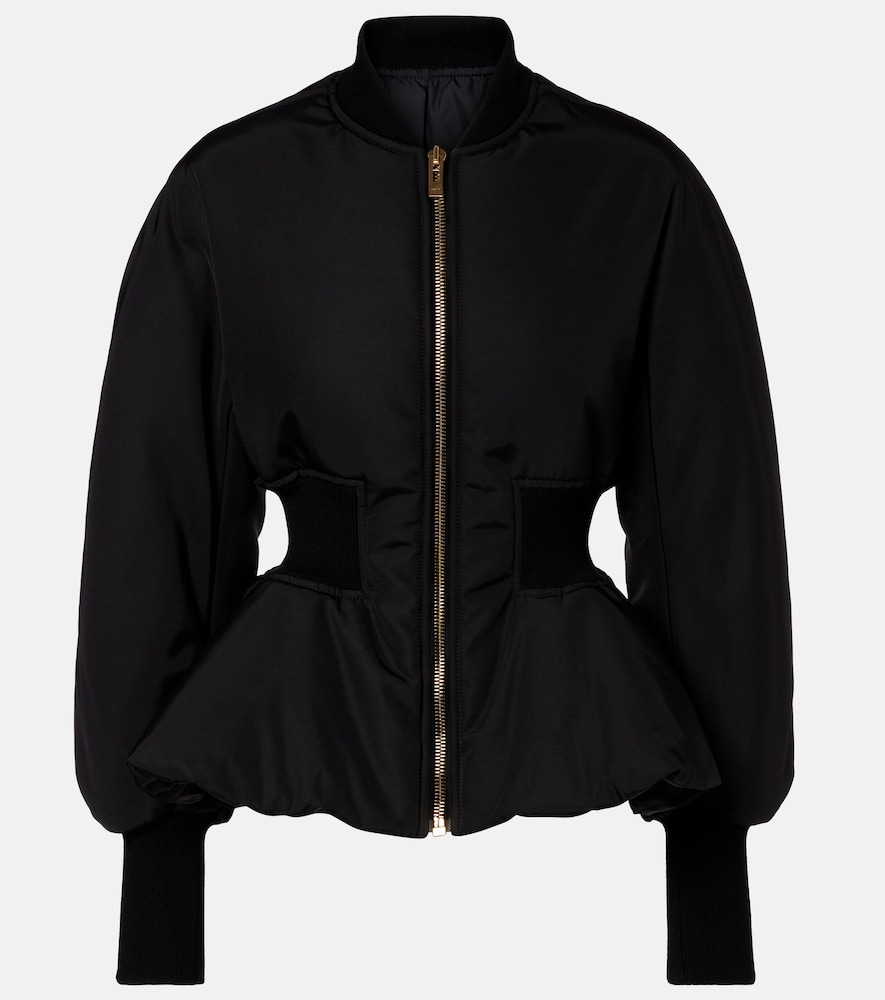 Alaia Alaïa Peplum bomber jacket