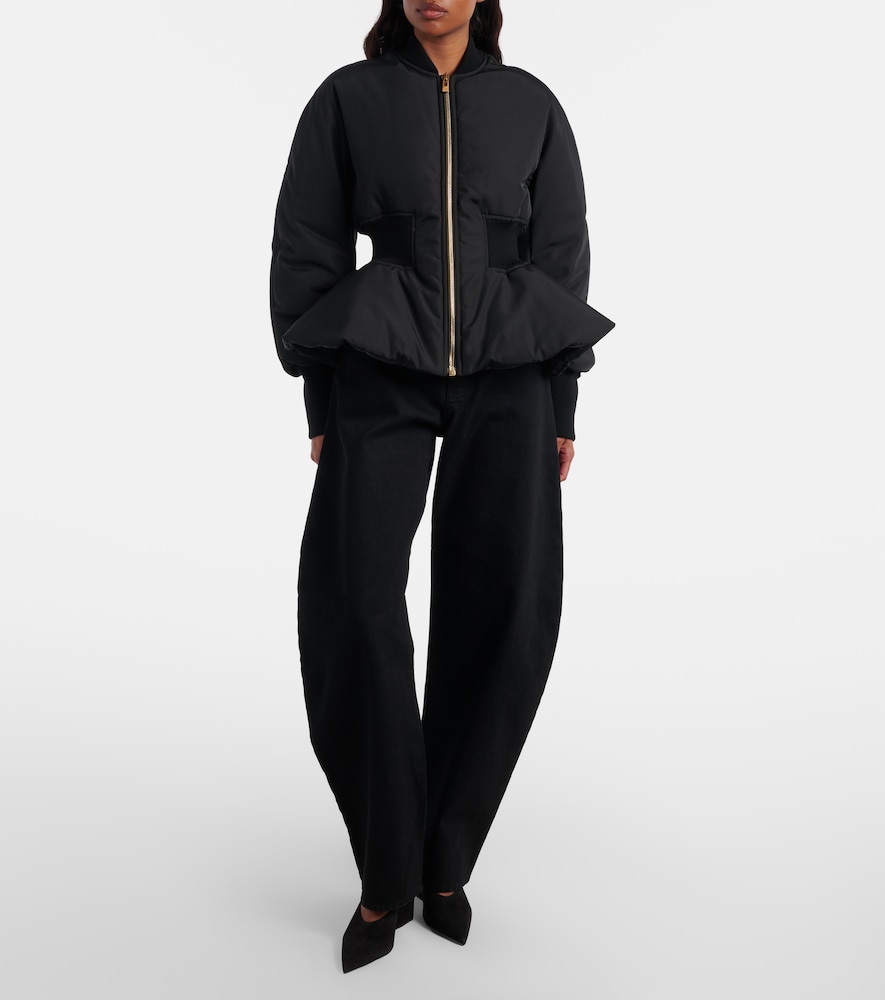  Alaia Alaïa Bomberjacke Aus Satin 