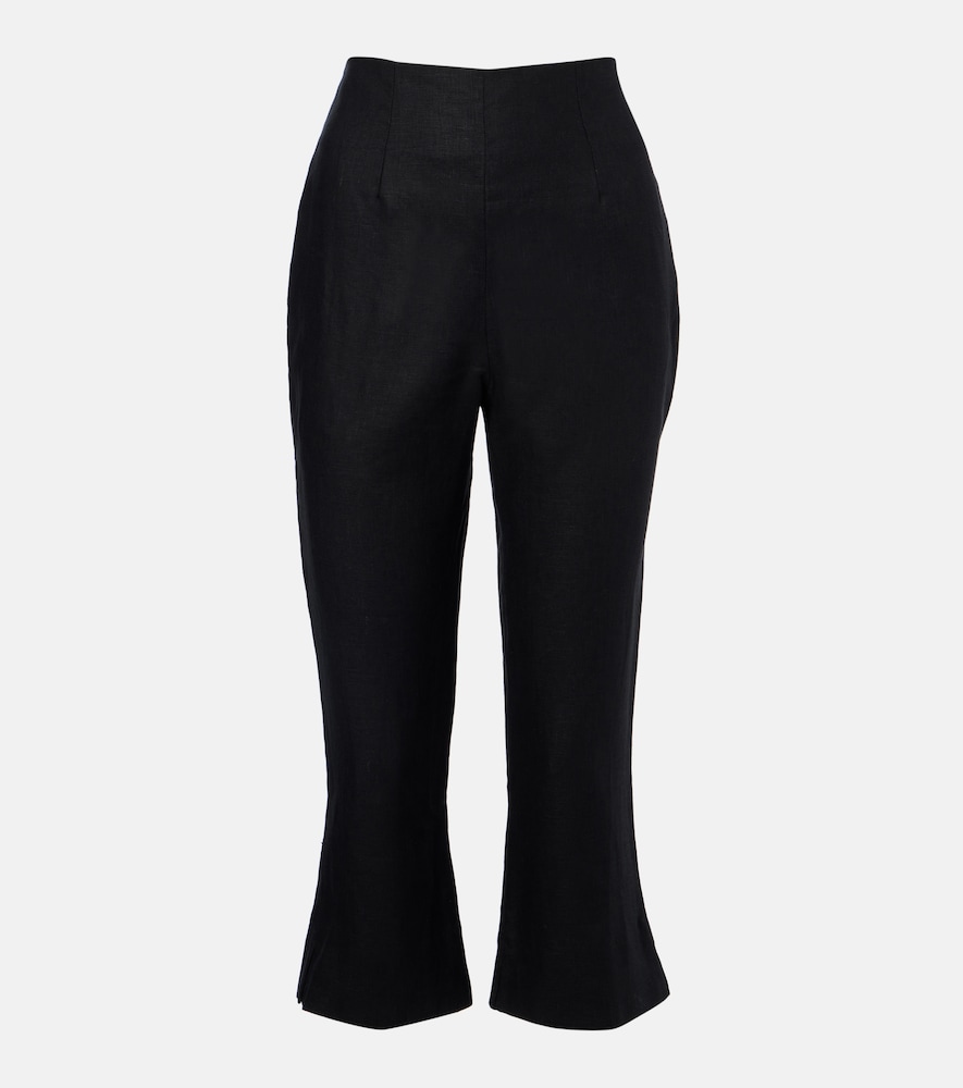 Linen Capri Pants