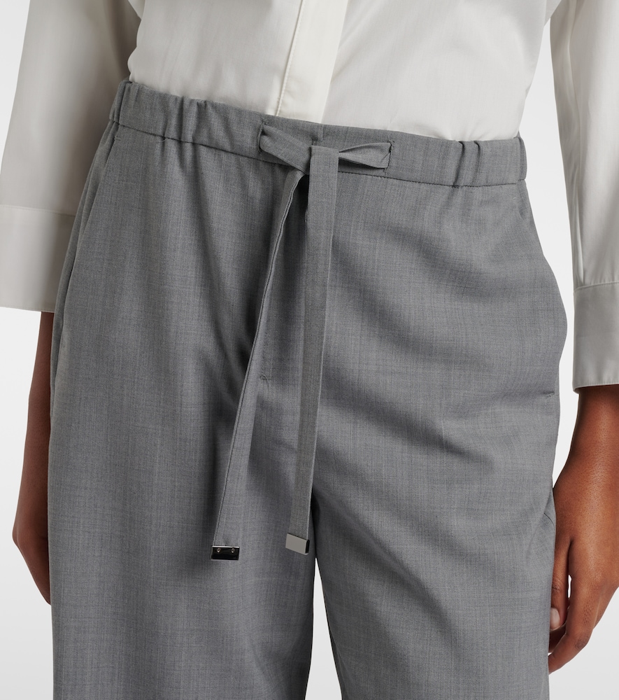  's Max Mara 's Max Mara Weite Hose Baia Aus Einem Wollgemisch 