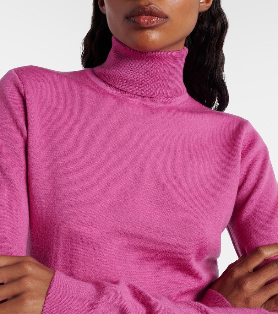 May Wool, Cashmere, And Silk Turtleneck Sweater