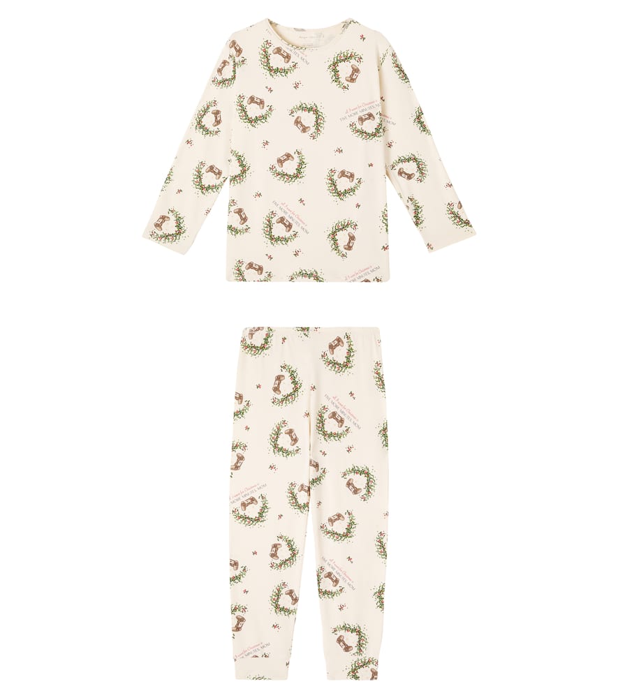 Konges Sløjd Printed Cotton-blend Jersey Pajamas In Multi