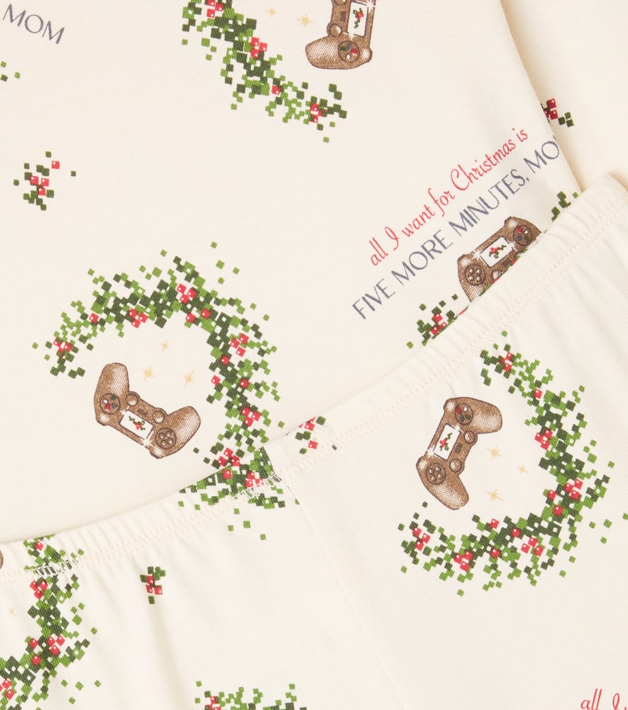 Konges Sløjd Printed Cotton-blend Jersey Pajamas In Multi