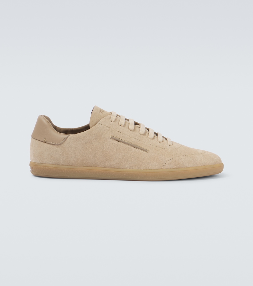 Zegna 232 suede sneakers