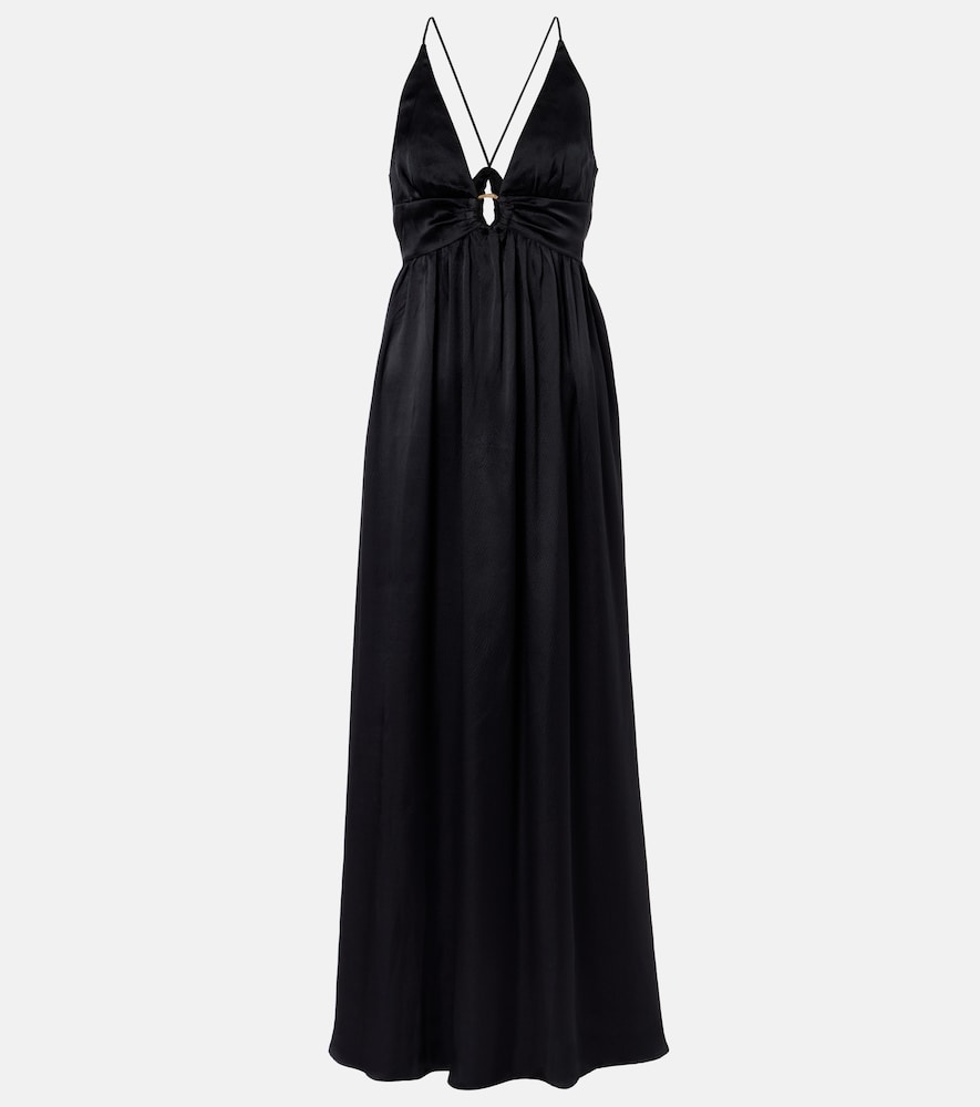 Heidi Klein Meteora silk satin maxi dress
