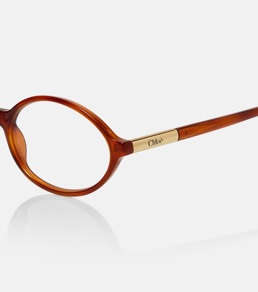  Chloe Chloe Judy Logo Oval Glasses 