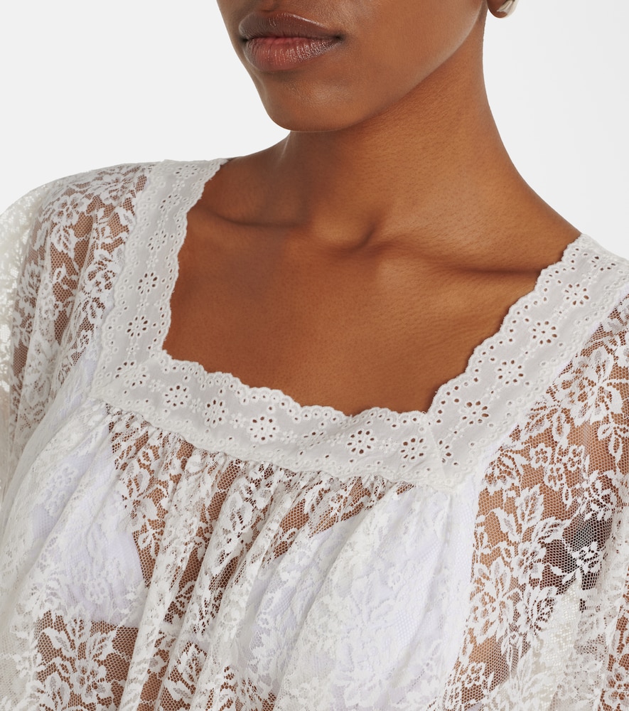 Dôen Vennette Lace Crop Top