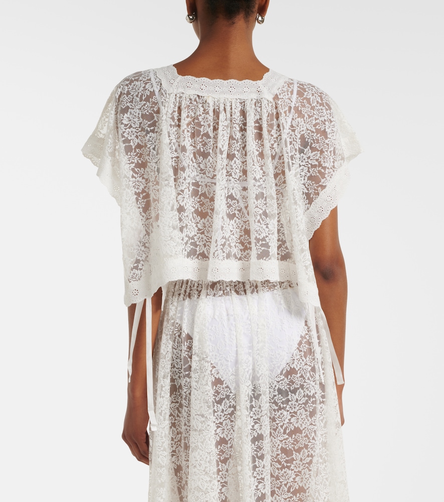 Dôen Vennette Lace Crop Top