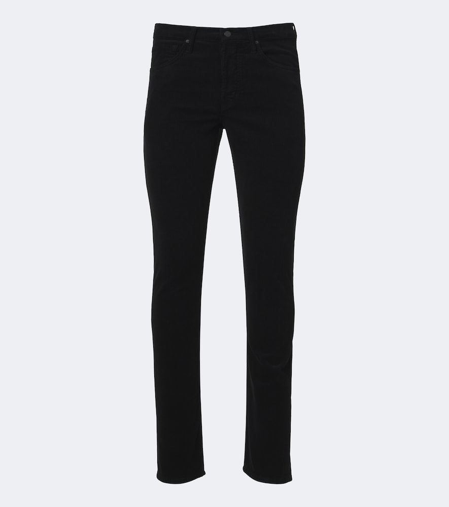 Pantaloni slim in velluto a coste di cotone