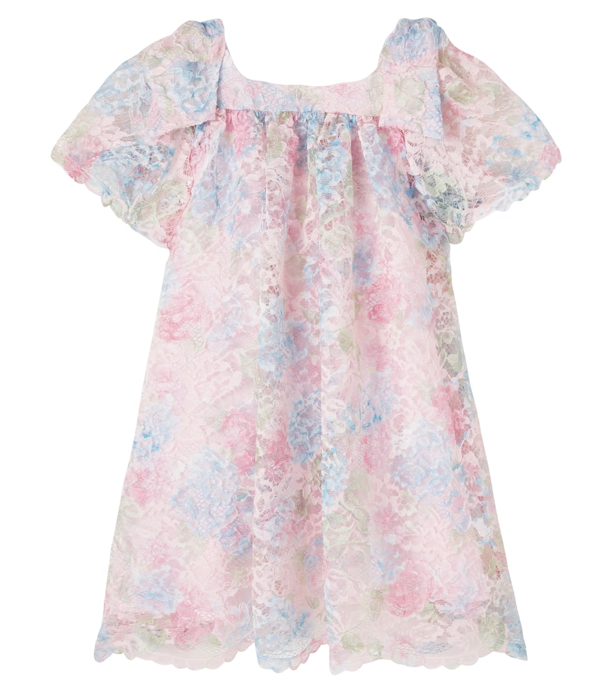 Abito in pizzo con fiocco