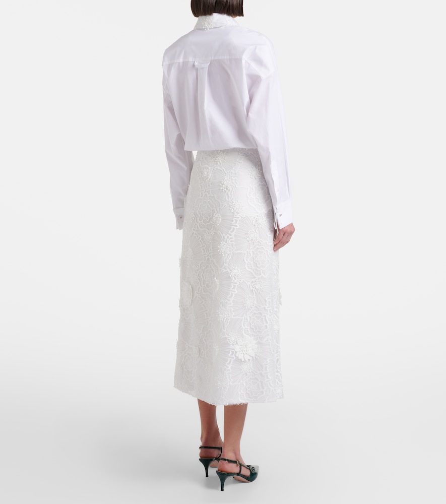  Dorothee Schumacher Dorothee Schumacher Jupe Midi Sheer Meadow En Organza à Fleurs 