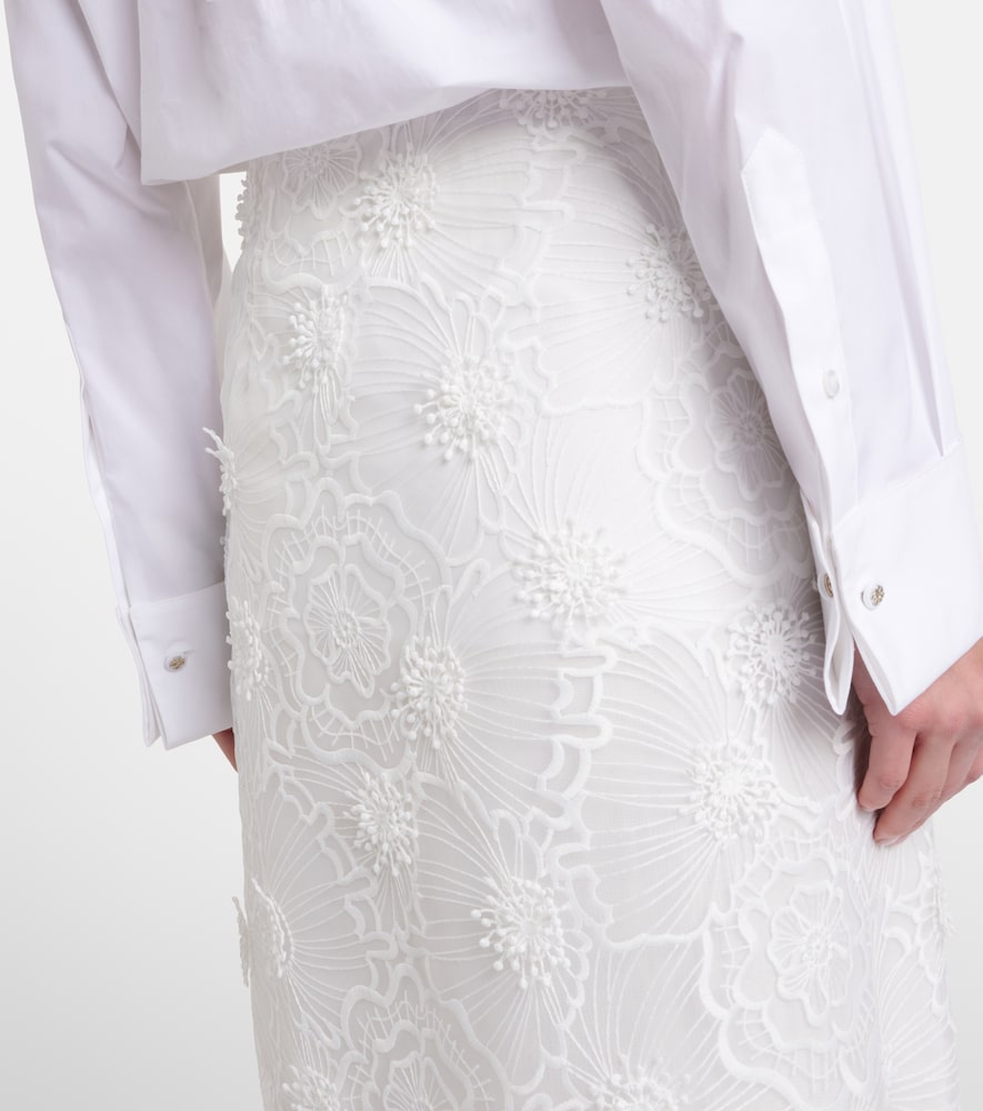  Dorothee Schumacher Dorothee Schumacher Jupe Midi Sheer Meadow En Organza à Fleurs 
