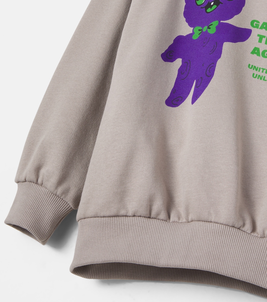  Mini Rodini Mini Rodini Sudadera Alien De Jersey De Algodón Estampada 