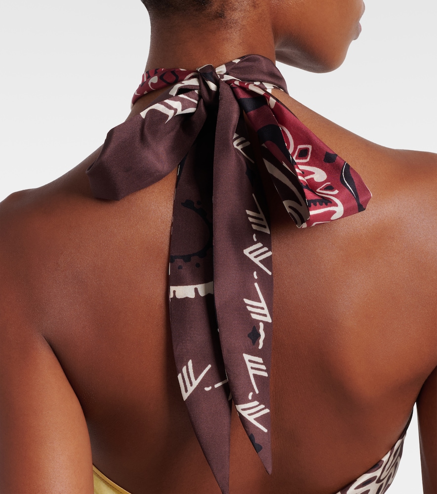 Printed Halterneck Top