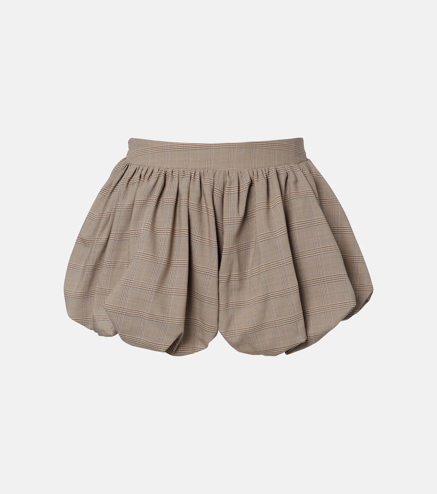 Shorts Alina in misto lana a quadri