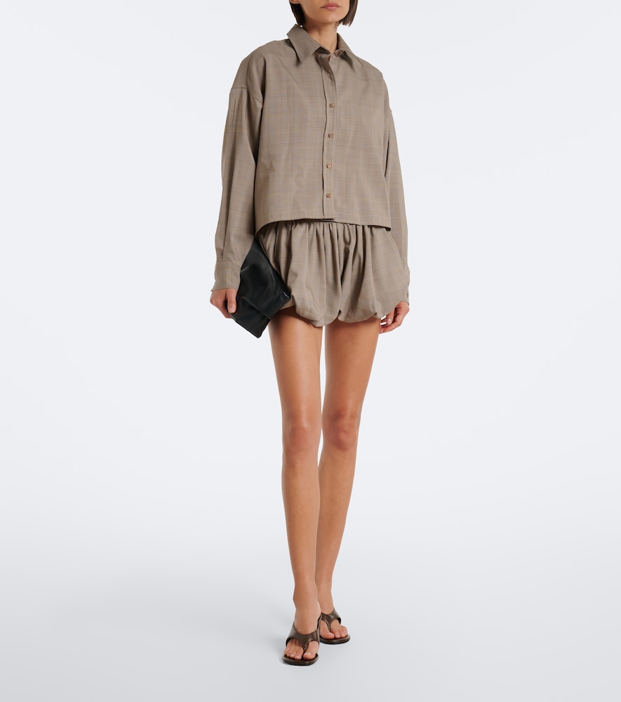 The Frankie Shop Alina checked wool-blend shorts | Thumbnail 3 The Frankie Shop Alina checked wool-blend shorts | Thumbnail 3