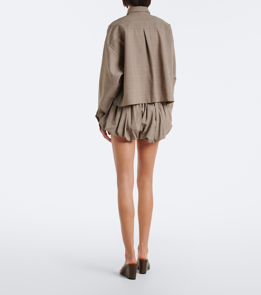 The Frankie Shop Alina checked wool-blend shorts | Thumbnail 5 The Frankie Shop Alina checked wool-blend shorts | Thumbnail 5
