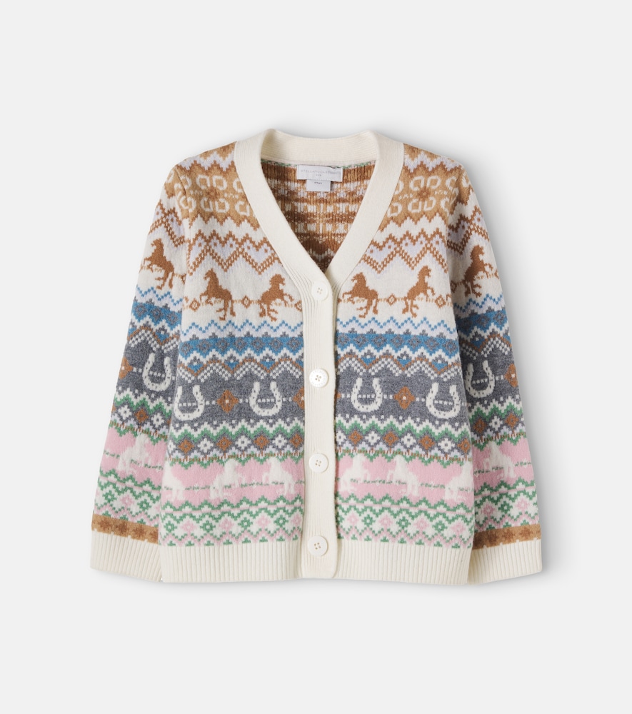 Cardigan aus Baumwolle und Wolle
