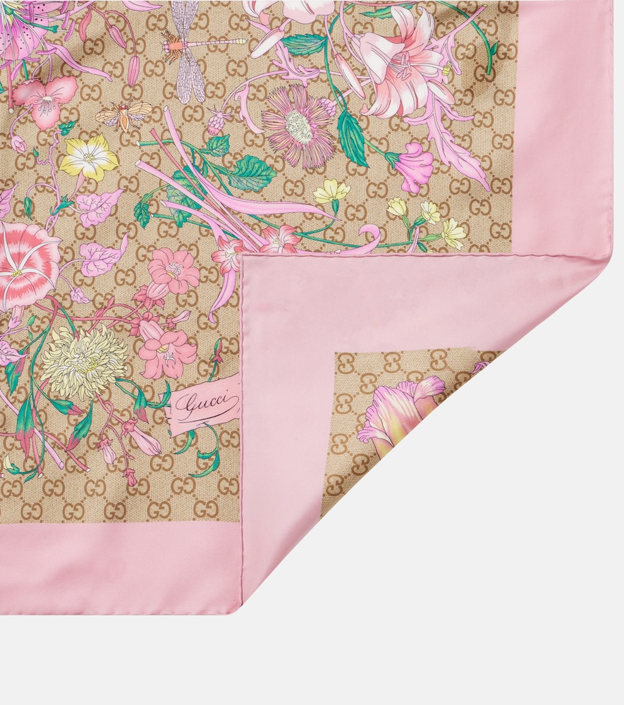  Gucci Gucci Tuch Gg Aus Seiden-twill 