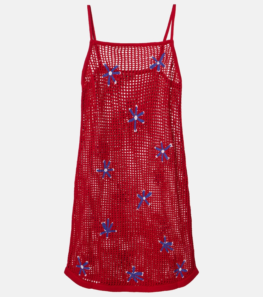 Abito corto Rio in crochet di cotone