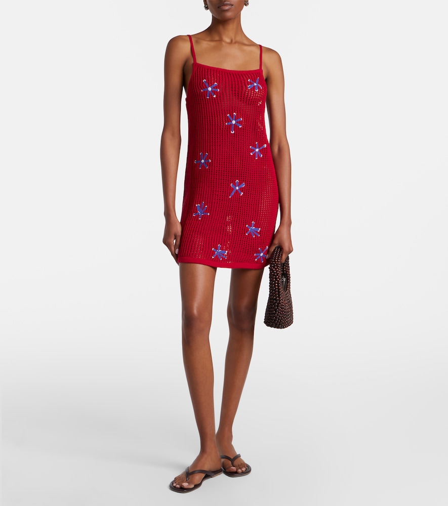 Staud Rio crochet cotton beach dress | Thumbnail 5
