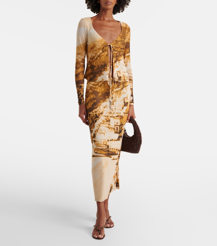 Staud Porta printed mesh midi skirt | Thumbnail 5 Staud Porta printed mesh midi skirt | Thumbnail 5