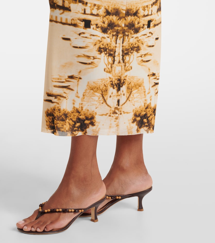 Staud Porta printed mesh midi skirt | Thumbnail 6 Staud Porta printed mesh midi skirt | Thumbnail 6