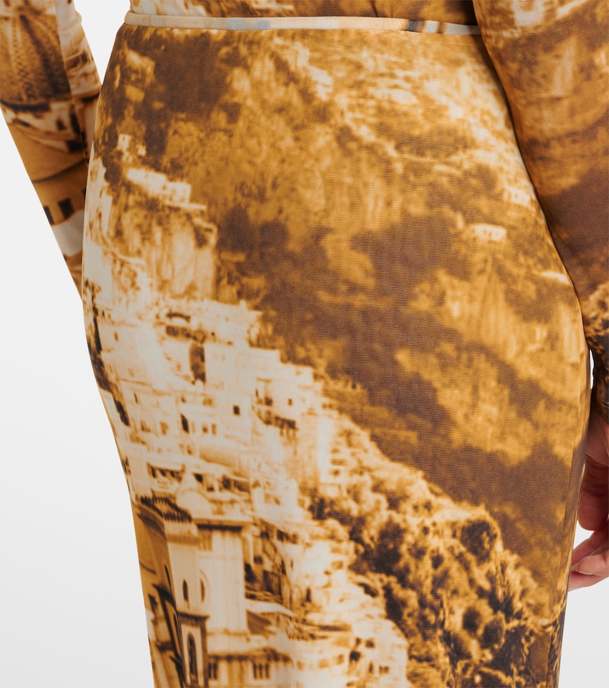 Staud Porta printed mesh midi skirt | Thumbnail 3 Staud Porta printed mesh midi skirt | Thumbnail 3