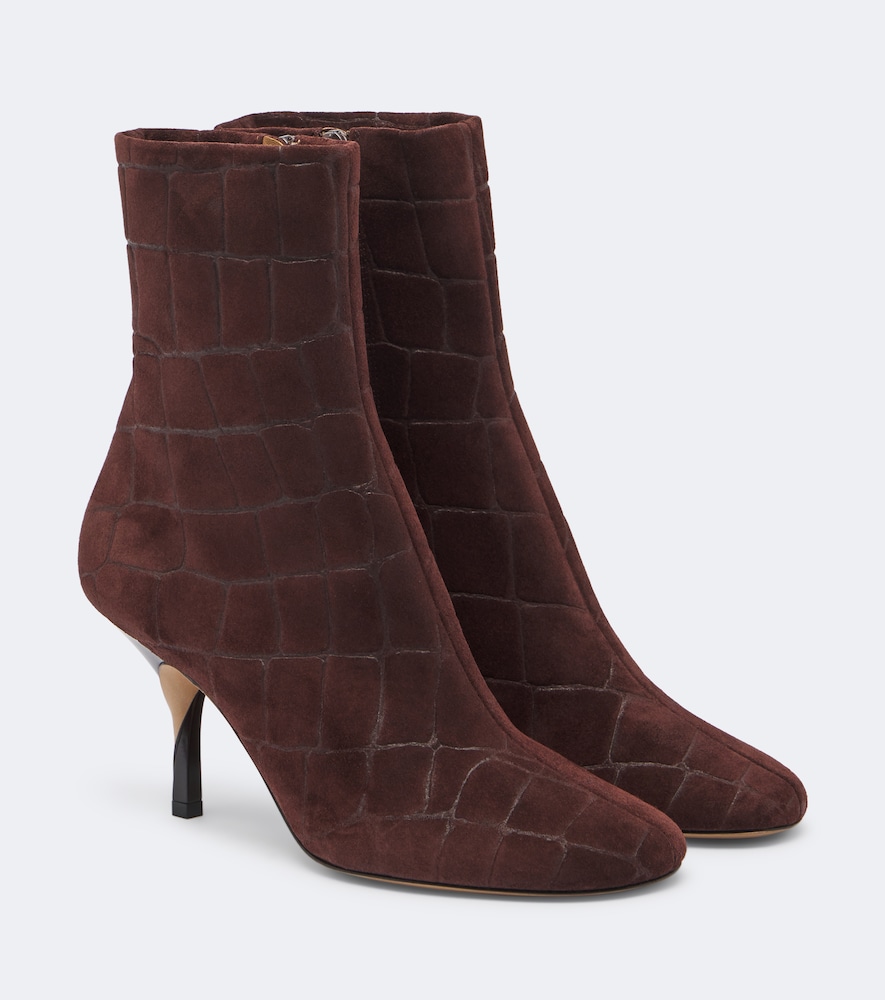 Ankle Boots Collant aus Veloursleder