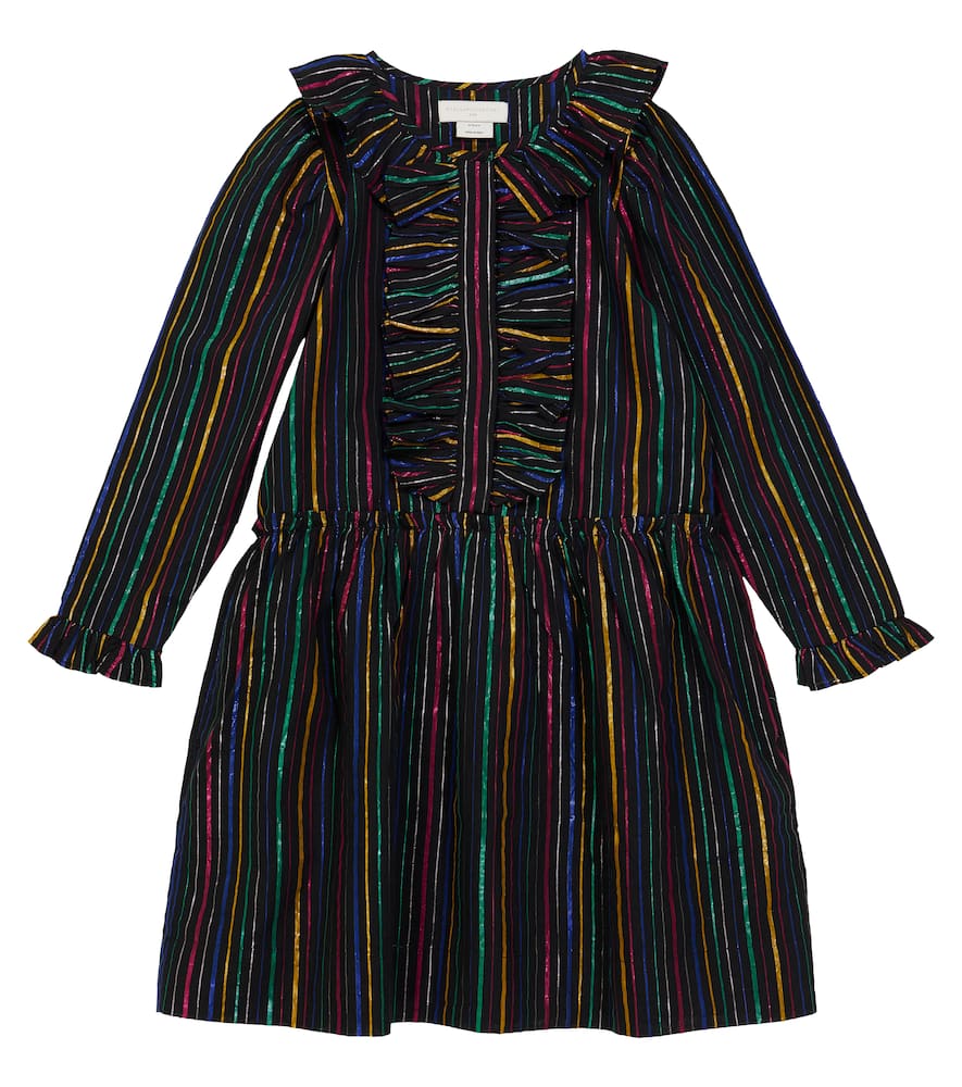 Stella McCartney Kids Striped cotton-blend dress