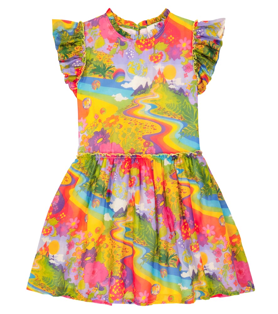 Stella McCartney Kids Printed cotton and silk dress