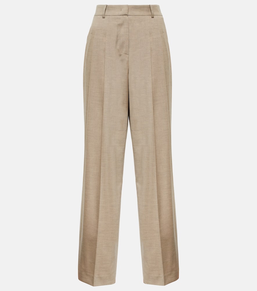 Gelso high-rise wide-leg pants