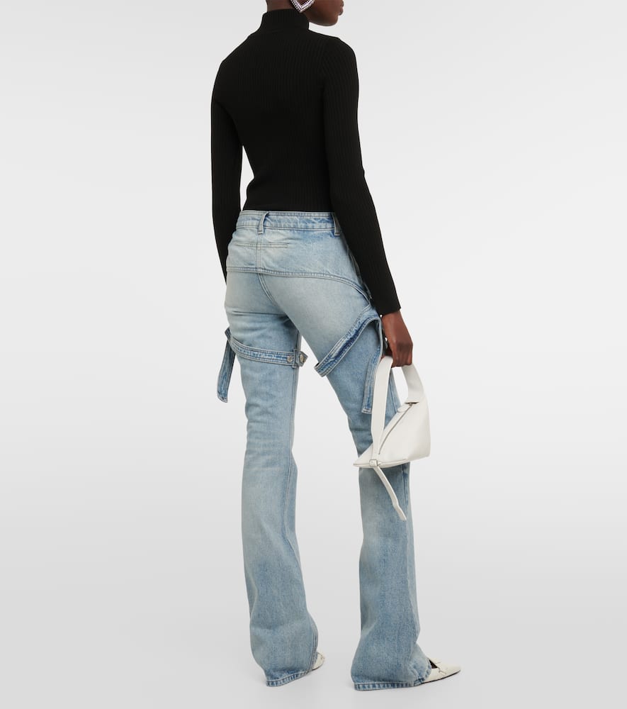 Courrèges Bootcut Jeans In Blue