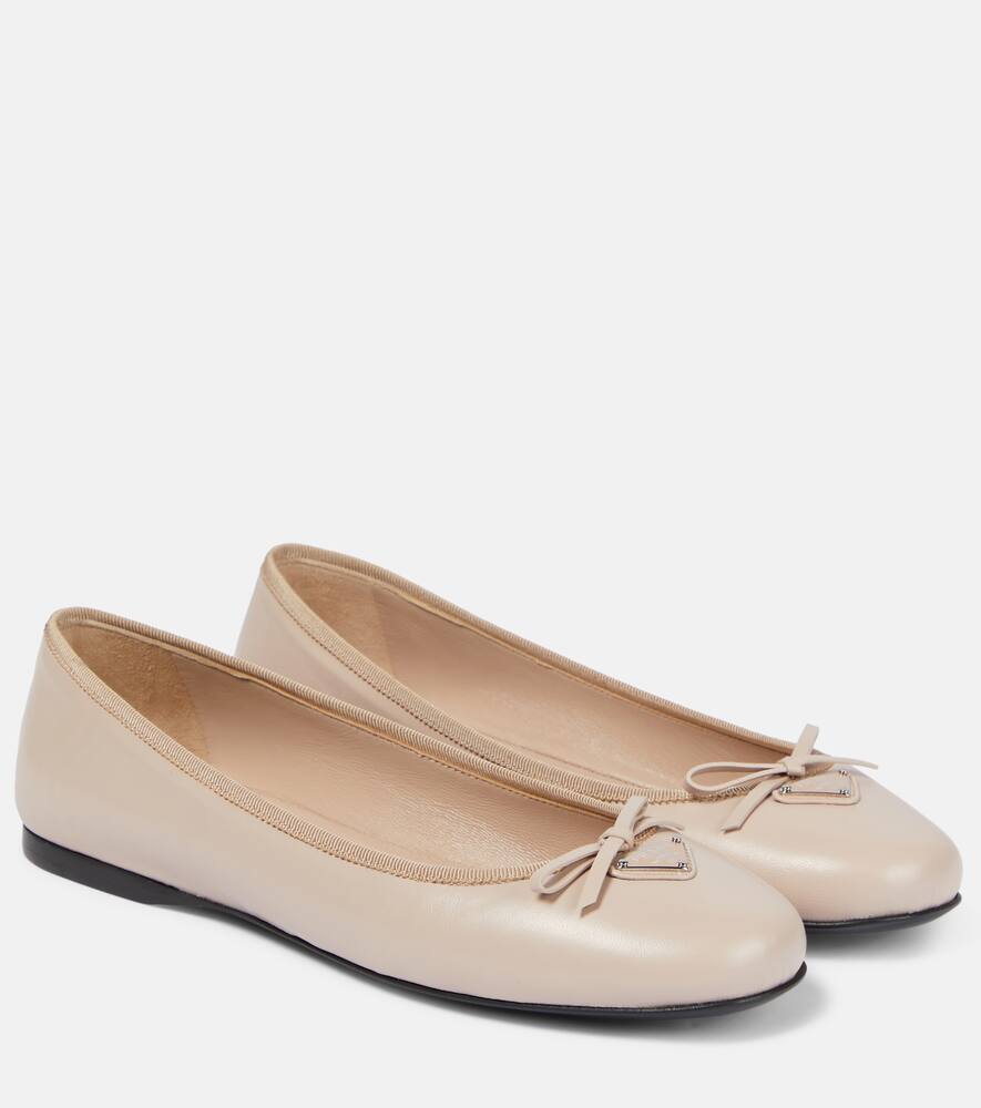 Prada Leather ballet flats