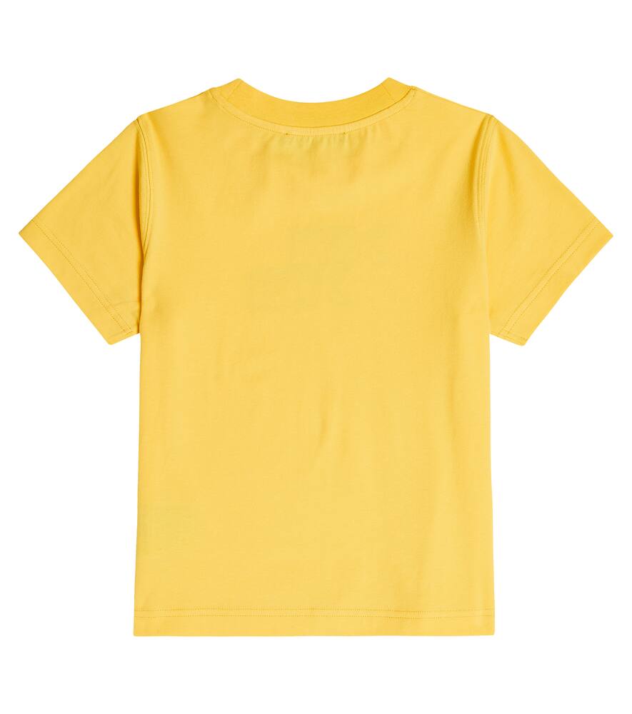 Acne Studios Face Cotton Jersey T-shirt In Yellow