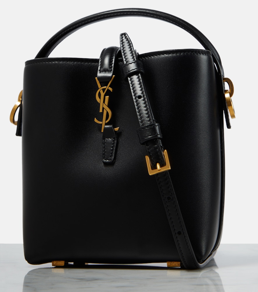 Le 37 Mini Leather Bucket Bag