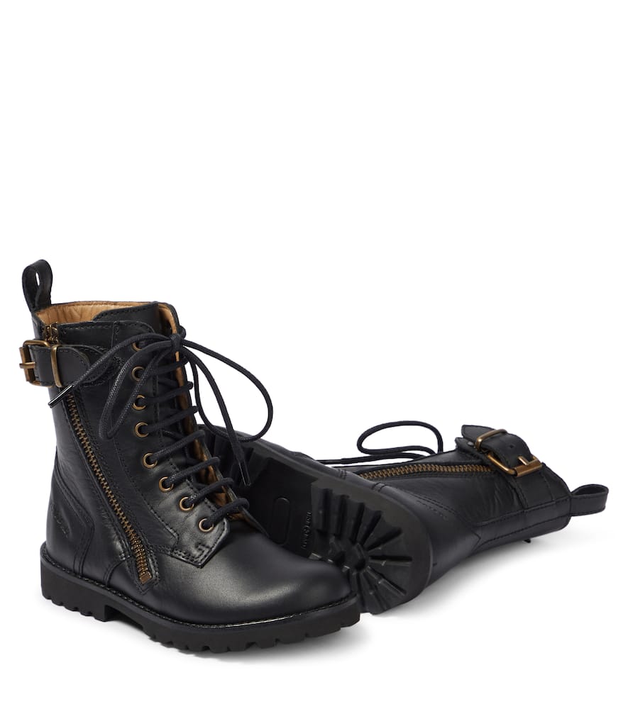 Pom D'api Roadster Ranger Leather Boots In Black